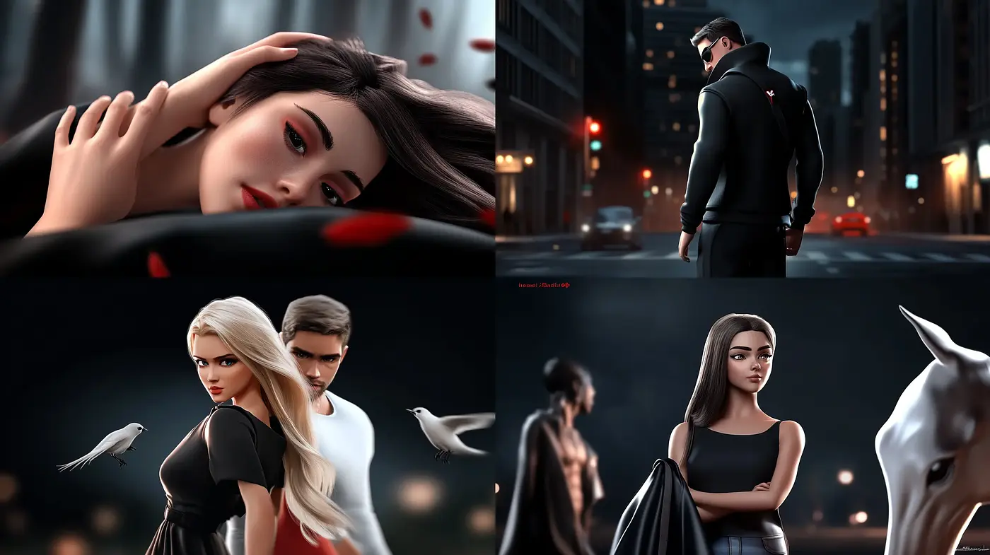 Nocturnal Elegance: A Cinematic Symphony of Urban Enchantment - Midjourney sref style