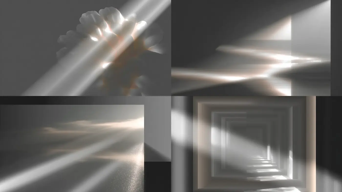 Ethereal Light and Shadow Play Encapsulated in a Minimalist Aesthetic - Midjourney sref style