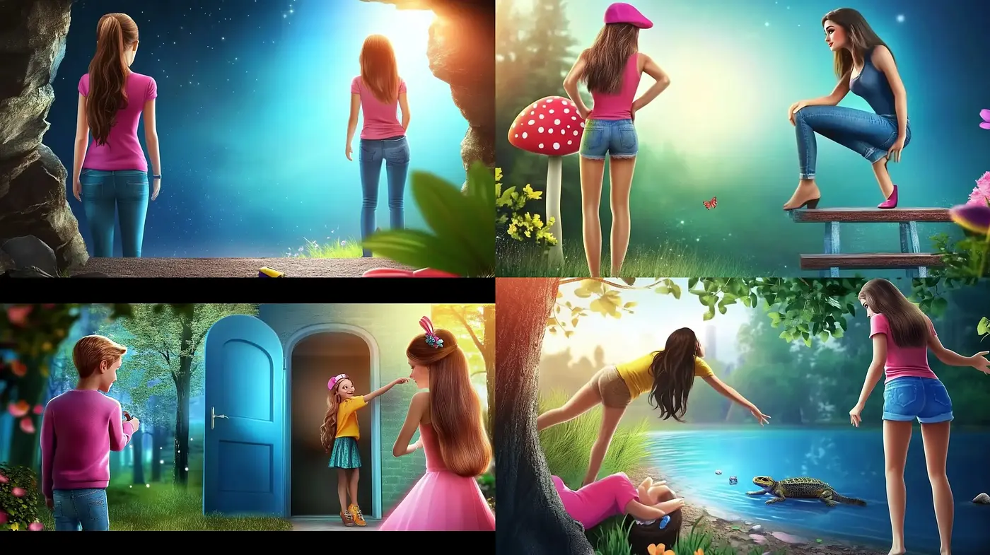 Enchanting Twilight: A Digital Dreamscape Collection - Midjourney sref style