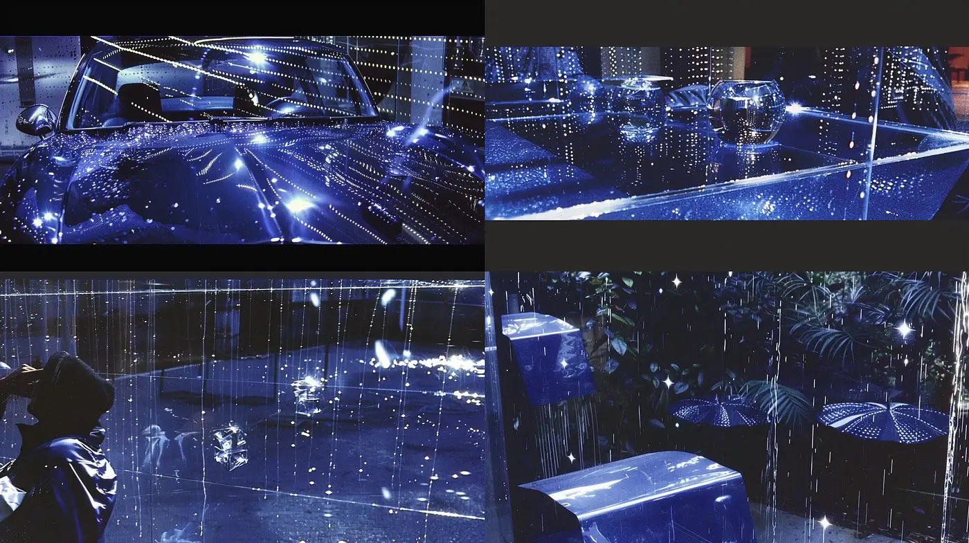 Futuristic Neon-Noir Vistas with a Cyberpunk Essence - Midjourney sref style