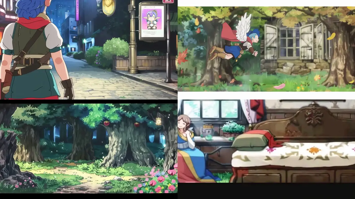 Enchanting Storybook Illustration Style with a Ghibli-esque Essence - Midjourney sref style