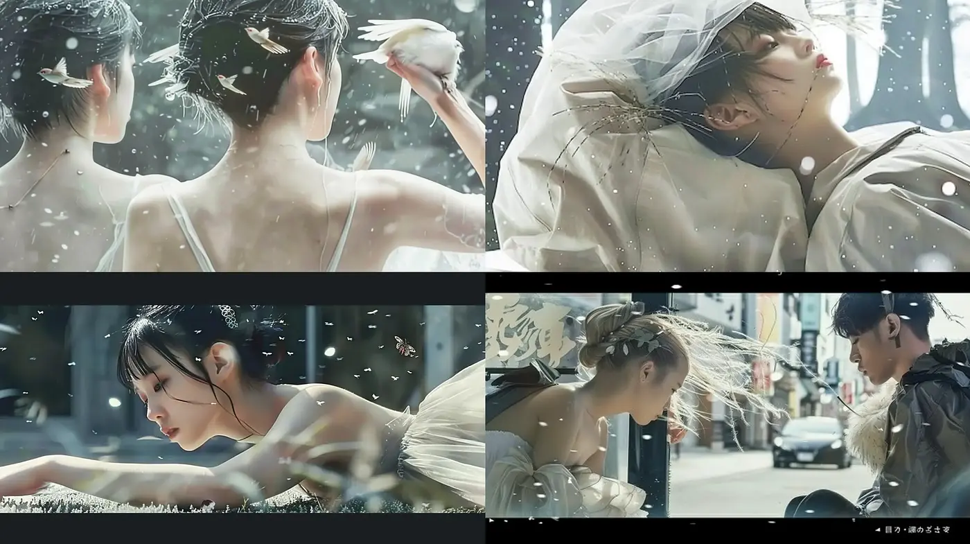 Ethereal Cinematic Tableau with a Subdued Palette - Midjourney sref style