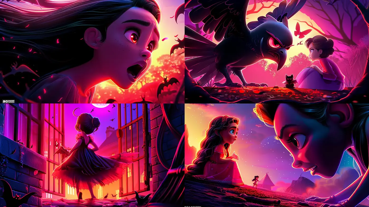 Twilight Reverie: Luminous and Expressive Storybook Illustrations - Midjourney sref style