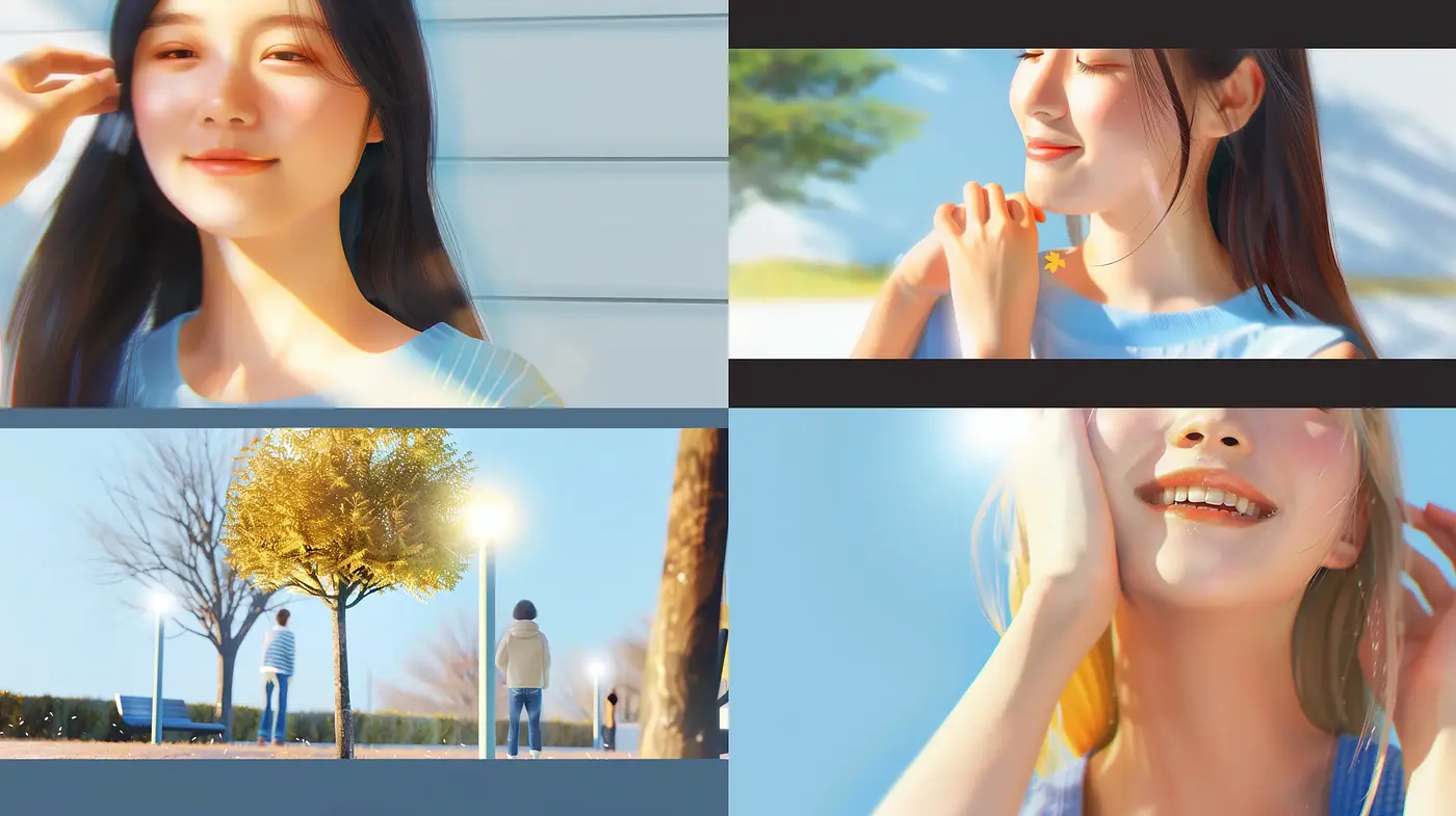 Warm Luminous Bliss: A Harmonious Blend of Soft Glow and Serene Expression - Midjourney sref style