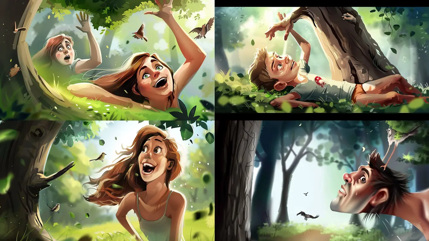 Enchanting Woodland Whimsy: A Vivid Homage to Animated Tales - Midjourney sref style