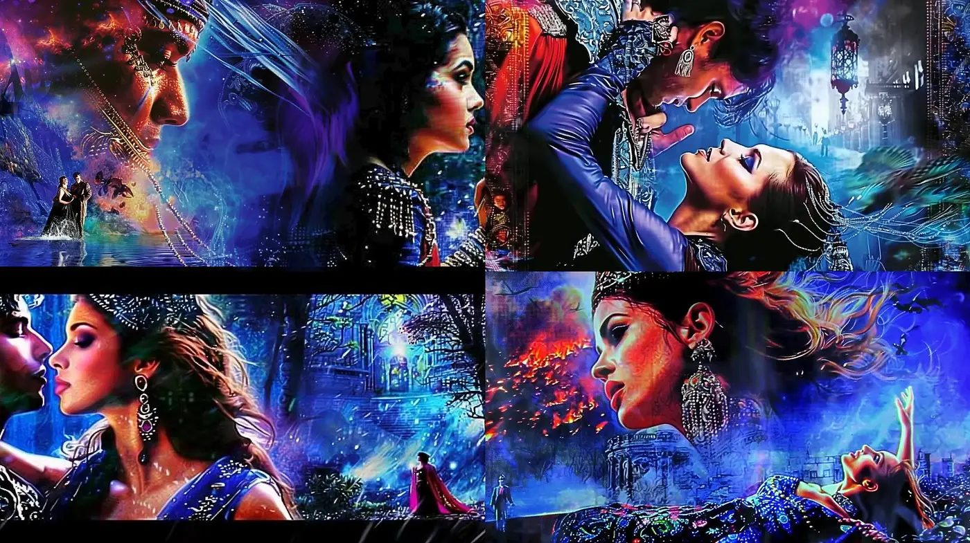 Ethereal Dreamscape: A Vivid Mosaic of Digital Brushwork - Midjourney sref style