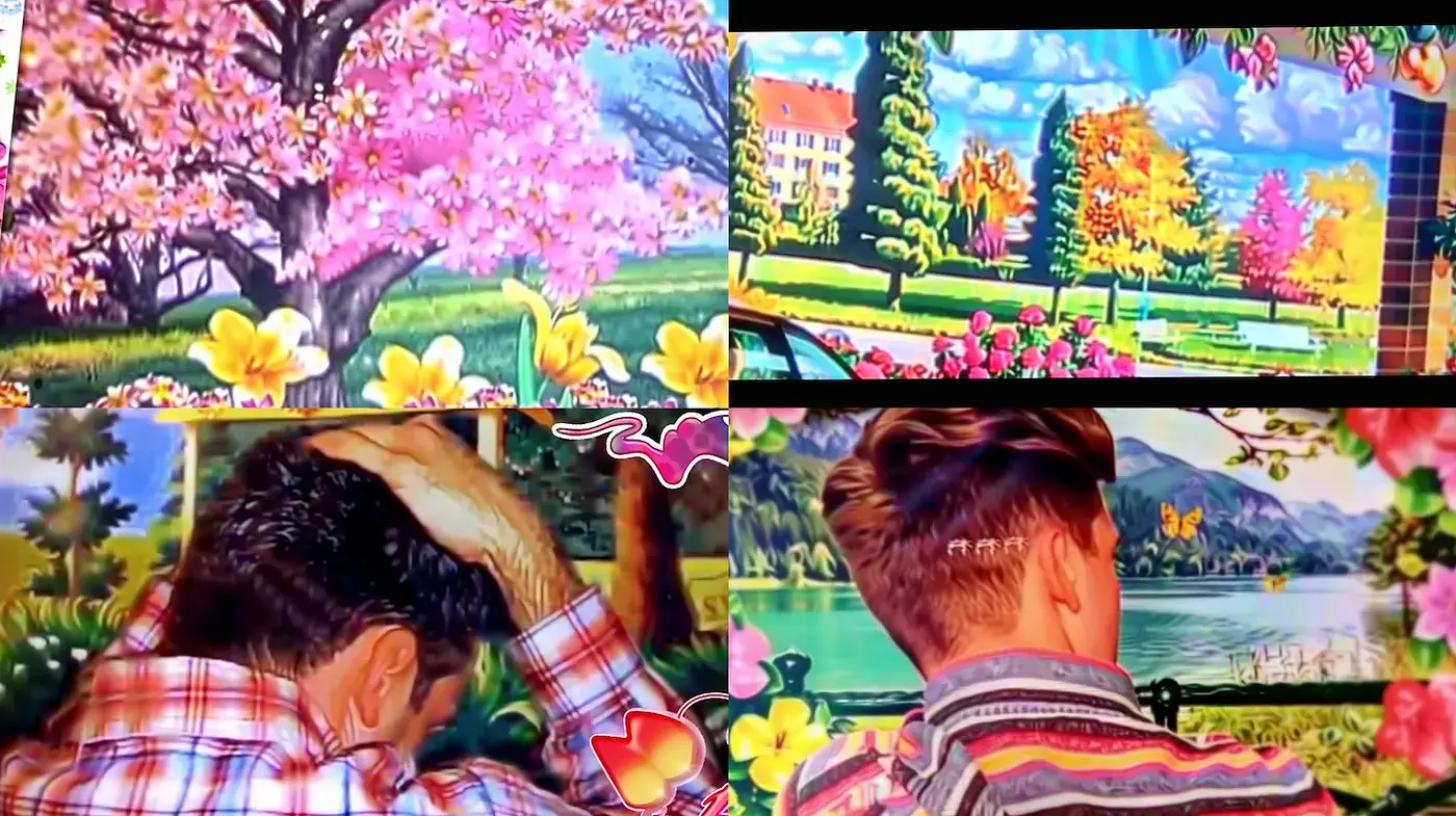Vibrant Floral Expressions in a Colorful Impressionistic Landscape - Midjourney sref style