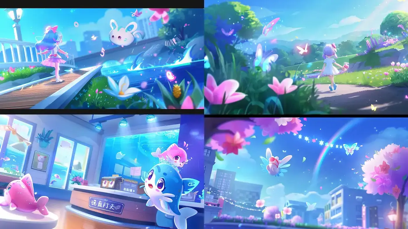 Charming Whimsical Aesthetic with Playful Fantasy Elements - Midjourney sref style