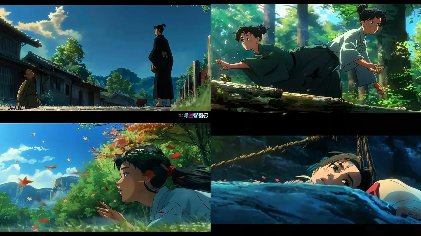 Ethereal Light and Serene Nature in Animated Panoramas - Midjourney sref style
