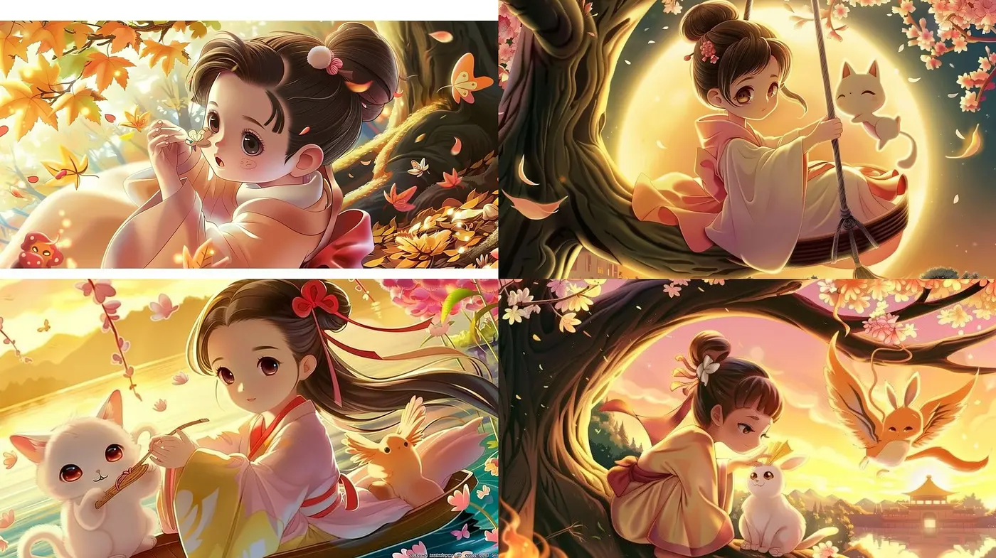 Luminous Pastel Dreamscape: A Harmonious Fusion of Anime Essence and Impressionist Touch - Midjourney sref style