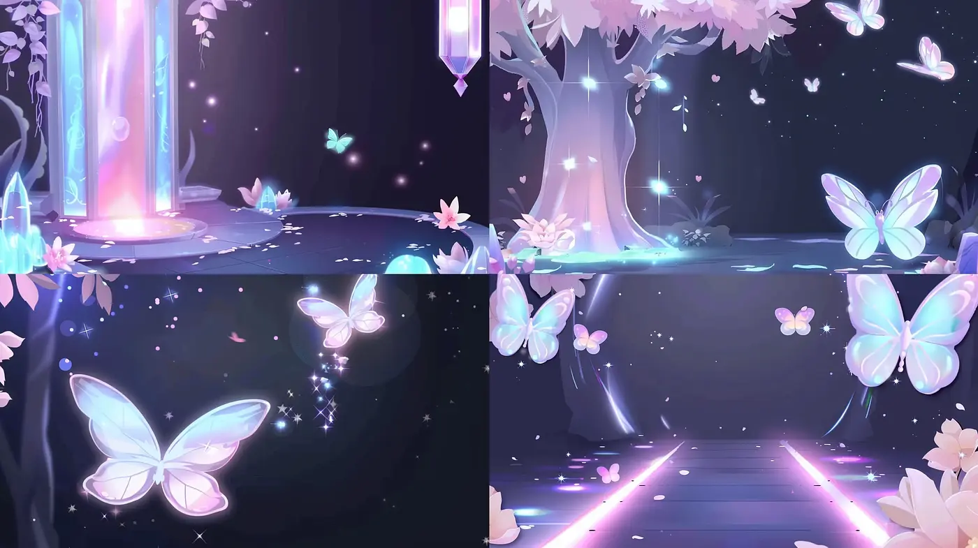 Ethereal Pastel Dreamscapes with Luminous Detailing - Midjourney sref style