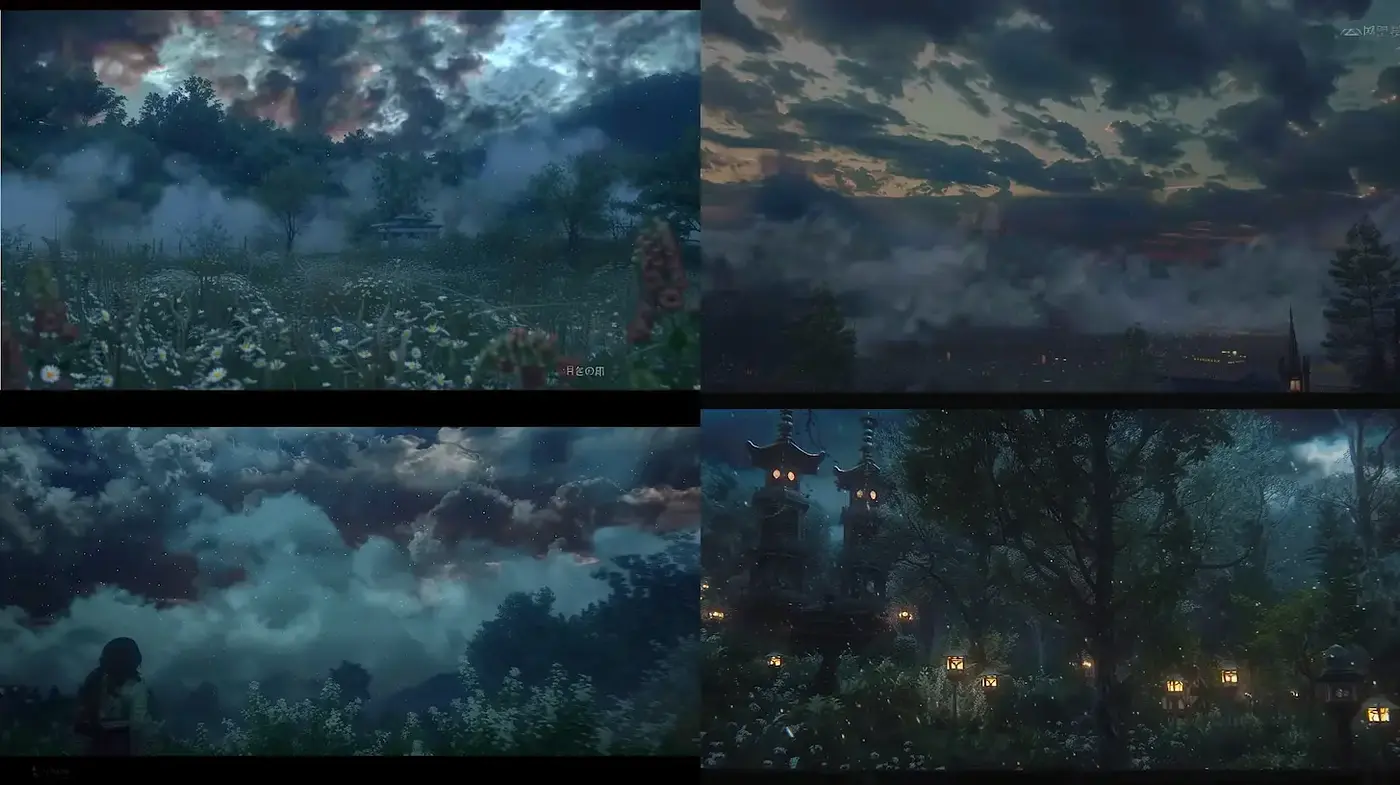 Serene and Ethereal Landscape with Mystical Atmosphere - Midjourney sref style