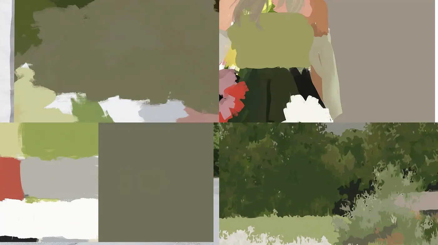 Abstracted Nature-Inspired Tonal Harmony with a Touch of Impressionism - Midjourney sref style