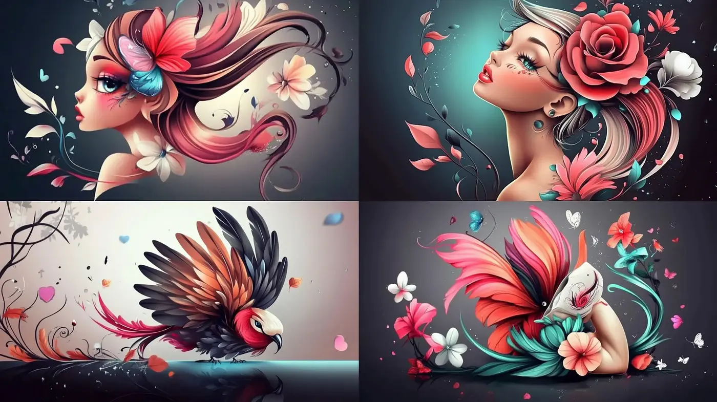 Enchanted Whimsy of Digital Fantasy Art - Midjourney sref style