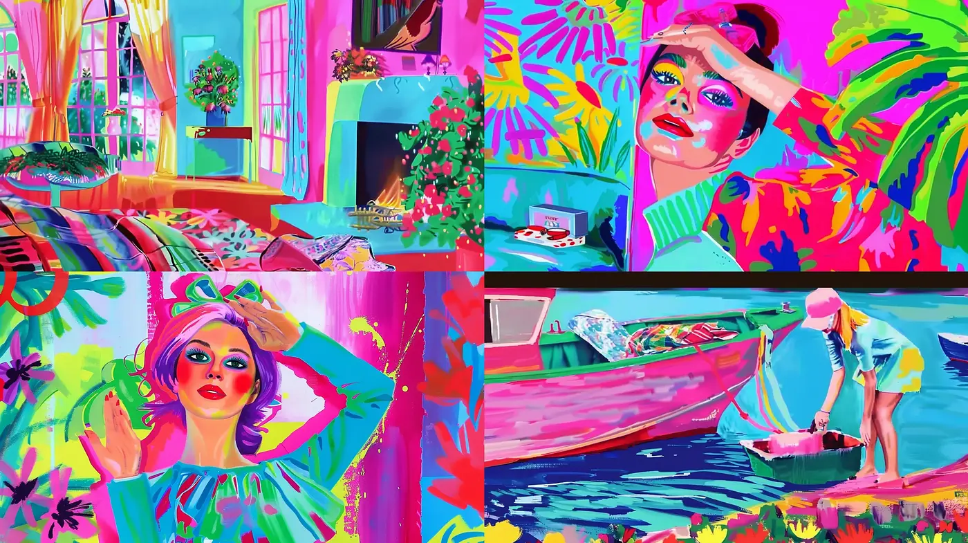 Vibrant Expressionism with a Modern Twist - Midjourney sref style