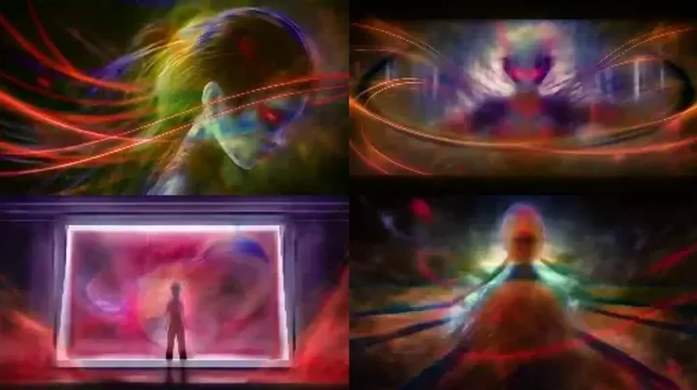 Ethereal Dreamscape Fusion: A Symphony of Abstract Vibrancy and Surreal Forms - Midjourney sref style