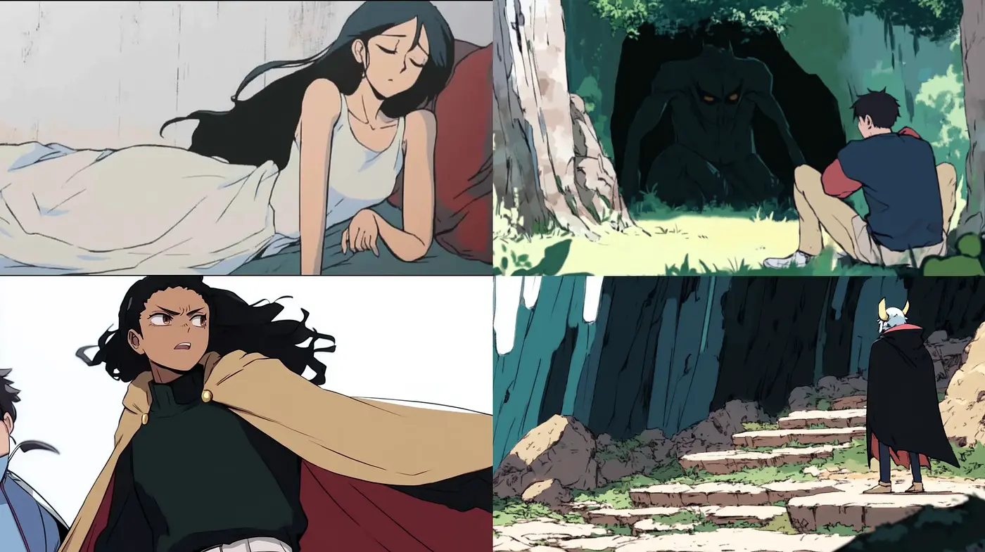 Consistent Elements of Stylized Animation in Diverse Scenarios - Midjourney sref style