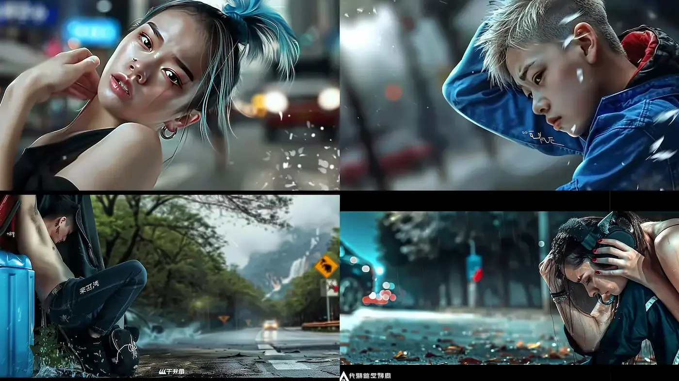 Contemporary Urban Portraiture with a Cinematic Edge - Midjourney sref style