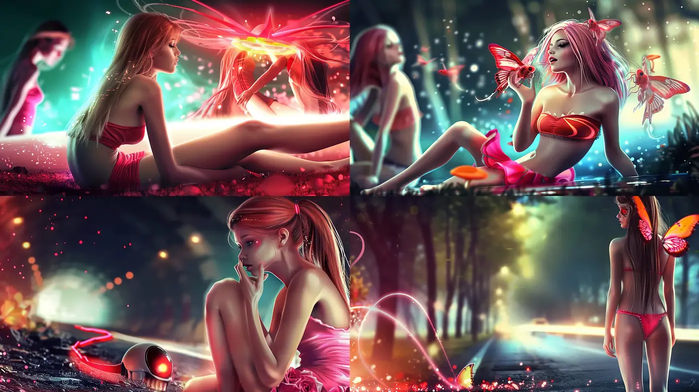 Enchanted Dreamscapes: A Fusion of Fantasy and Photorealism in Digital Art - Midjourney sref style