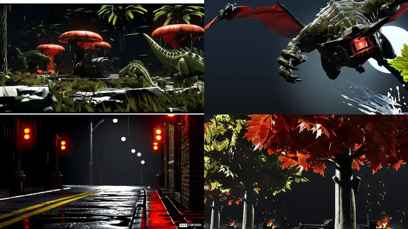 Futuristic Noir with Environmental Overtones - Midjourney sref style