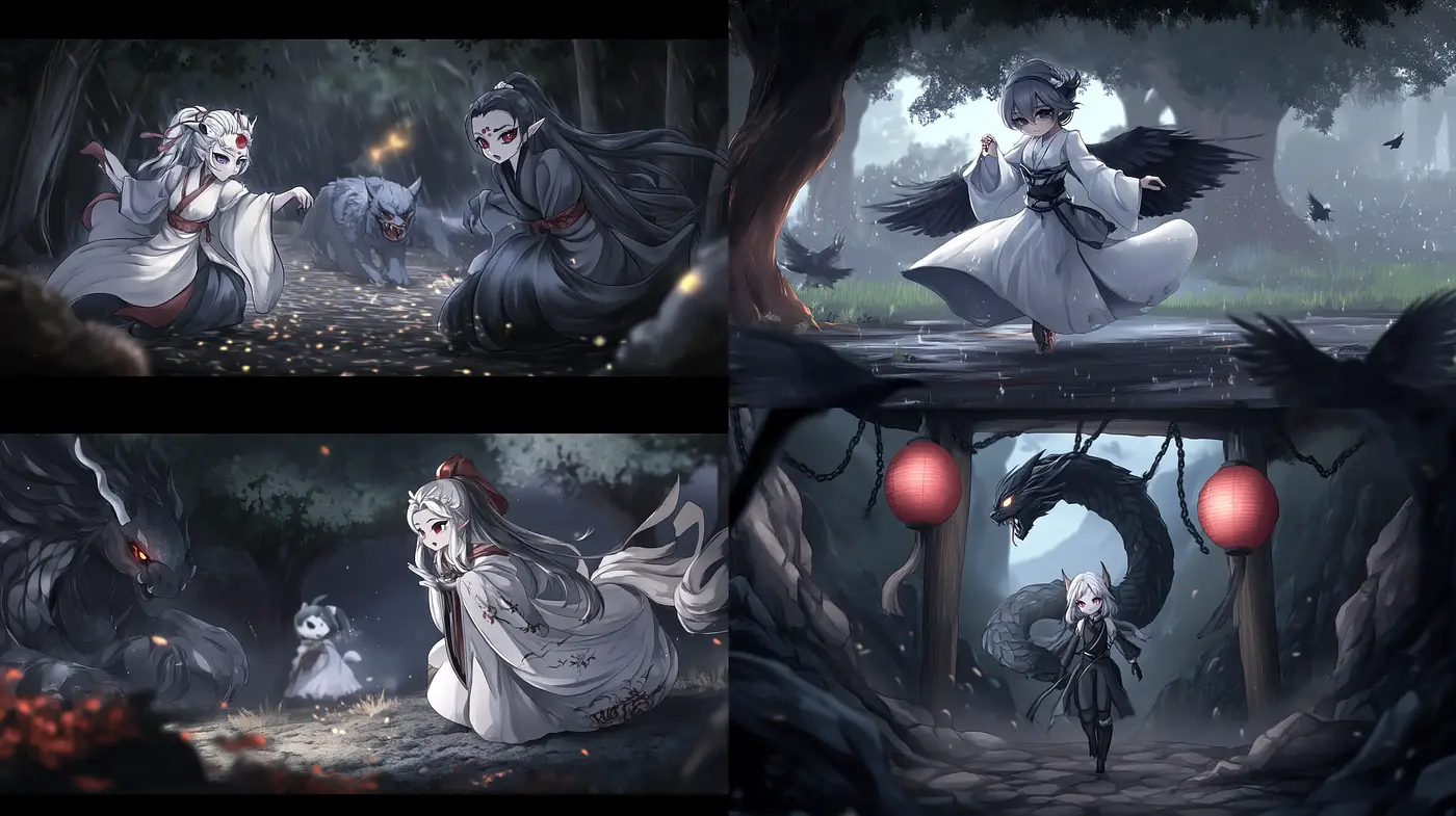 Ethereal Twilight Fantasy Scenes with Enigmatic Overtones - Midjourney sref style