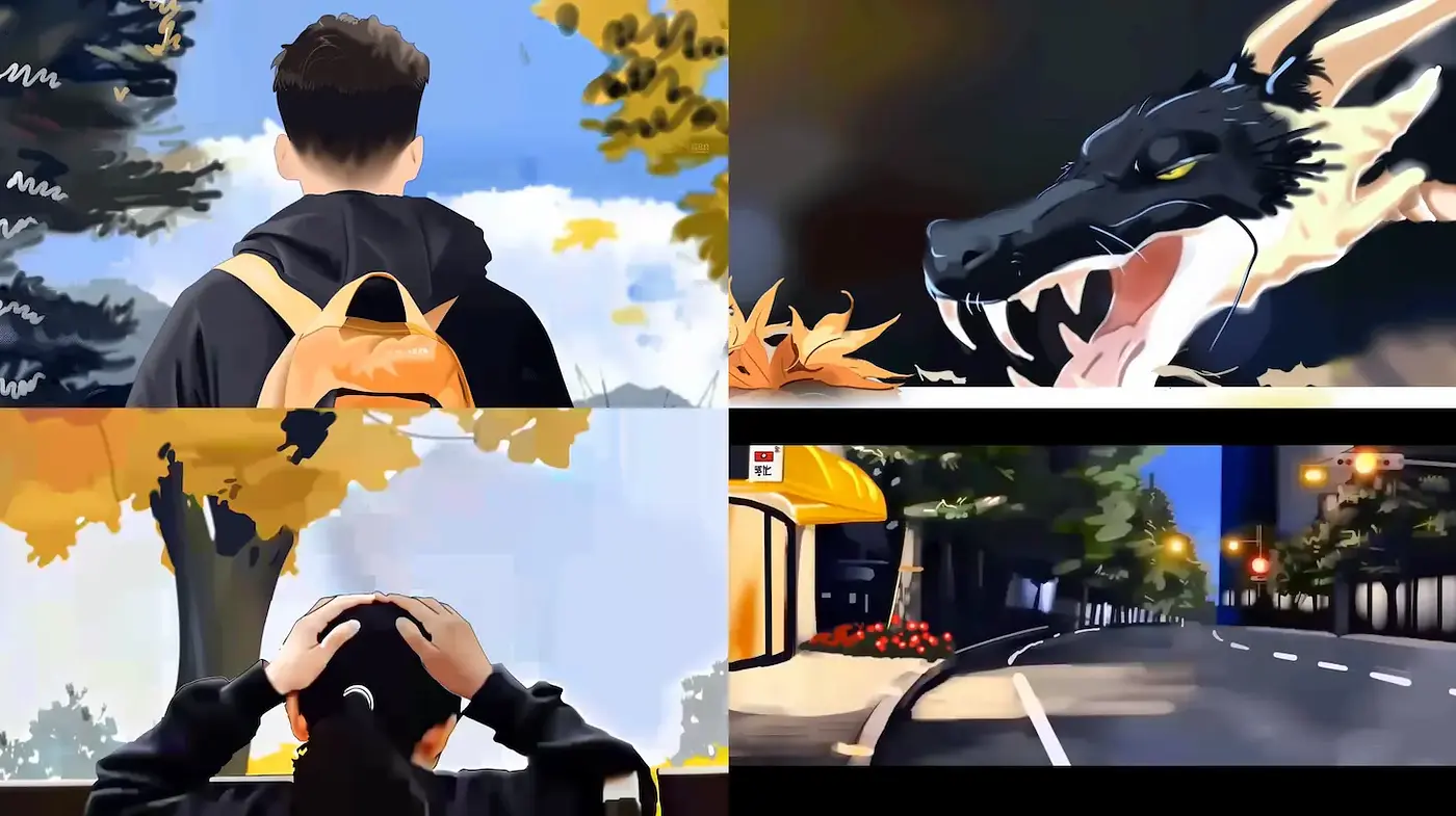 Dynamic Artistic Exploration with Bold Colors and Modern Aesthetic - Midjourney sref style