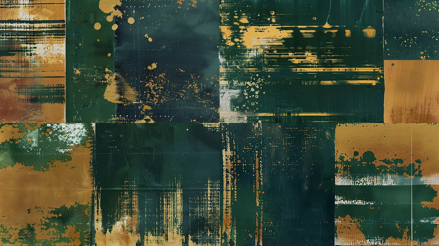 Distressed Elegance in an Abstract Expressionist Melody - Midjourney sref style