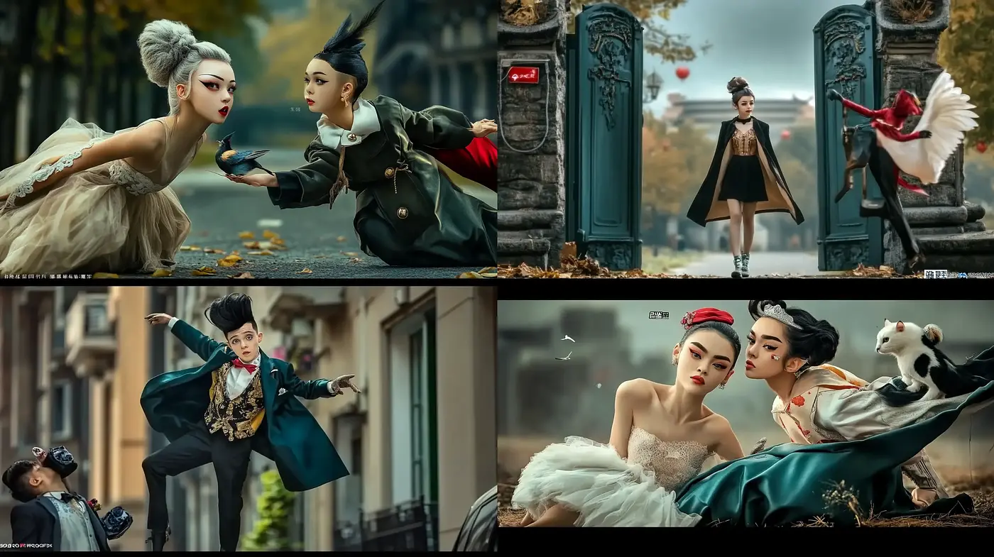 Enigmatic Elegance with Surreal Overtones - Midjourney sref style