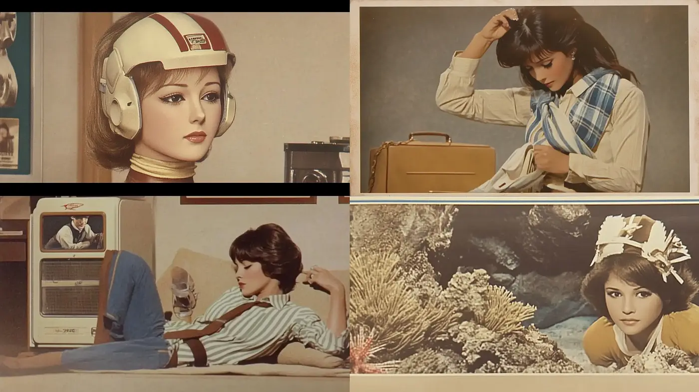 Retro Elegance: A Fusion of Classic Aesthetics with a Sepia-toned Palette - Midjourney sref style