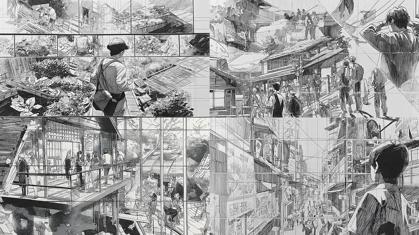 Cinematic Urban Realism with a Touch of Nostalgia and Detail - Midjourney sref style