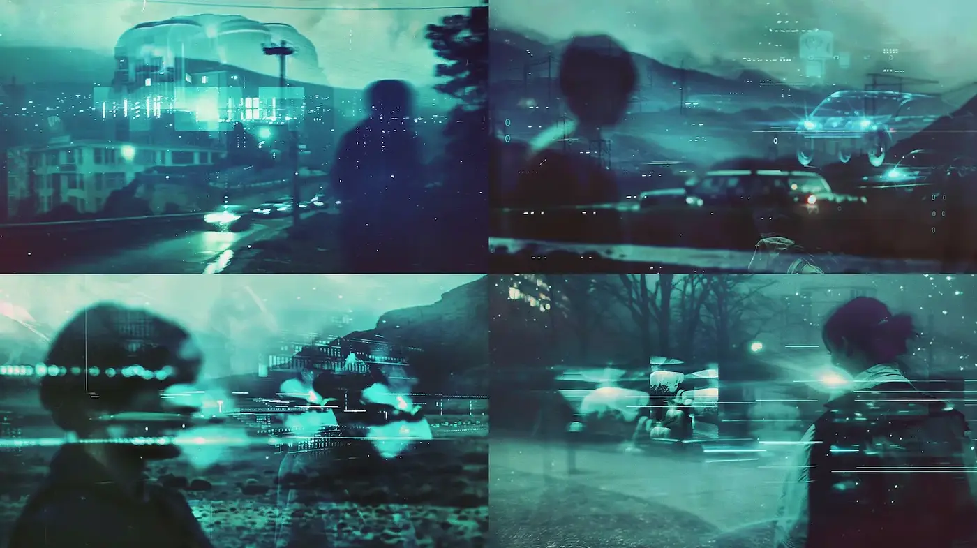 Futuristic Urban Vibe with a Dreamlike Atmosphere - Midjourney sref style