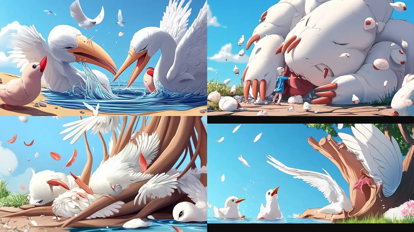 Brightly Colored Fantastical Animation-Inspired Vignettes - Midjourney sref style