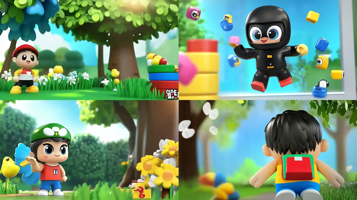 Vibrant and Playful Animation-Style Rendering - Midjourney sref style