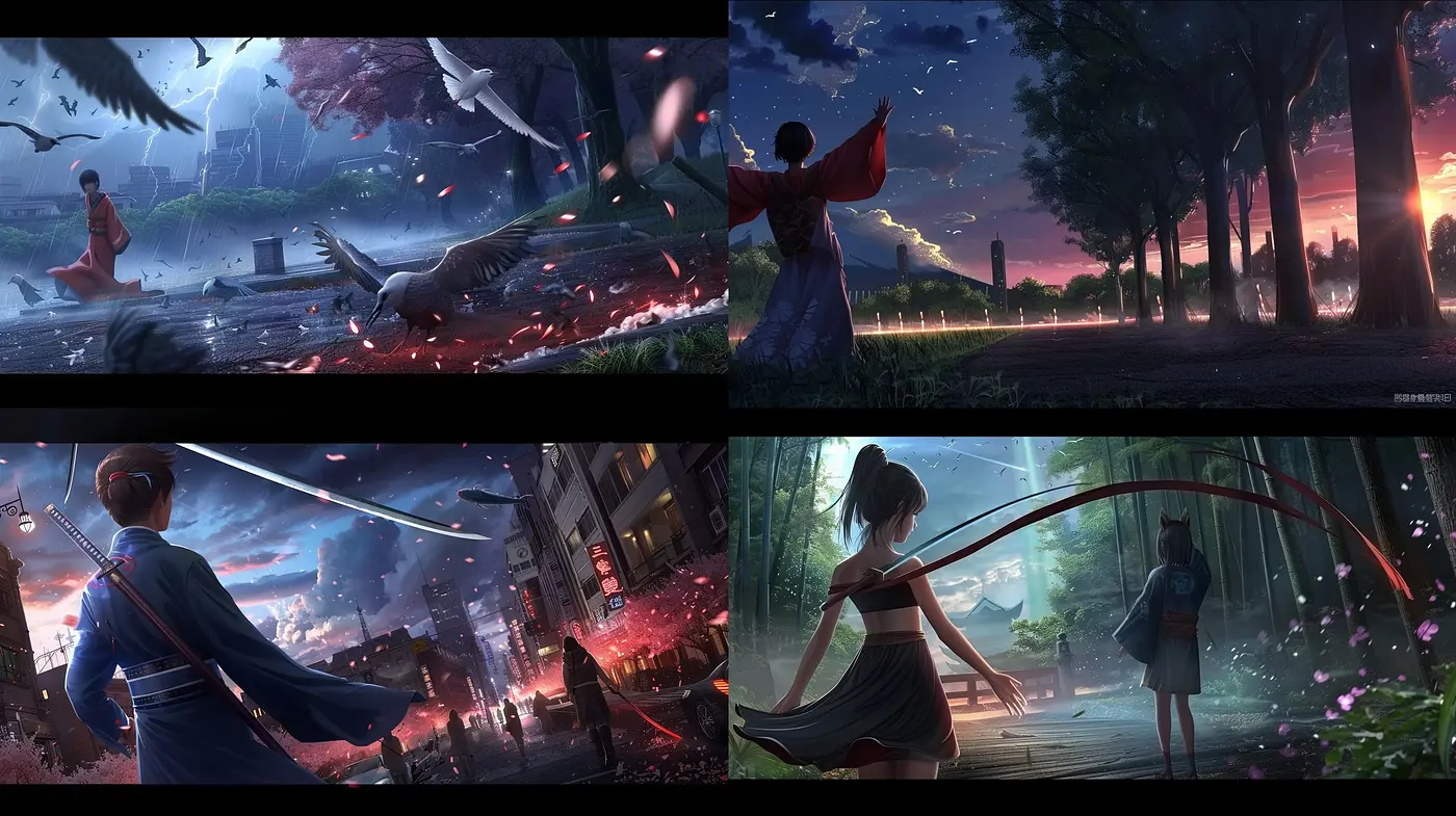 Ethereal Twilight: The Fusion of Anime Aesthetics with Dreamlike Ambience - Midjourney sref style