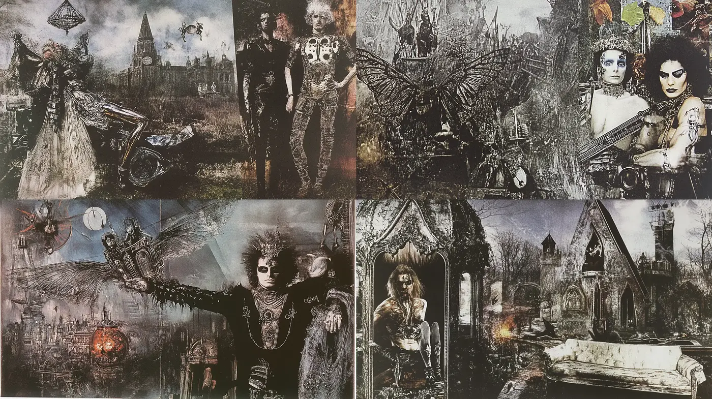 Gothic Elegance in a Dark Fantasy Realm - Midjourney sref style