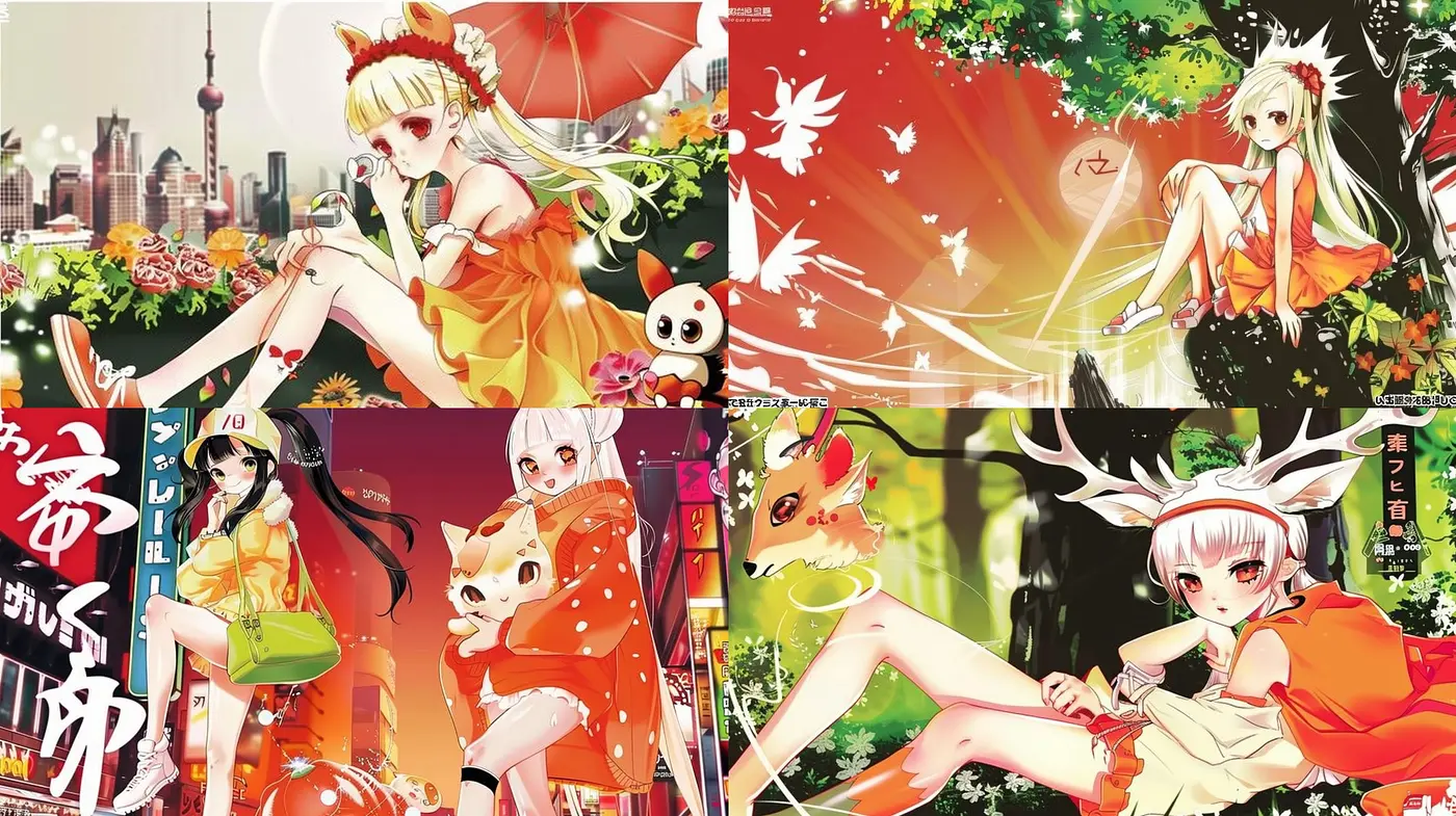 Luminous Anime-Inspired Dreamscape Portraiture - Midjourney sref style