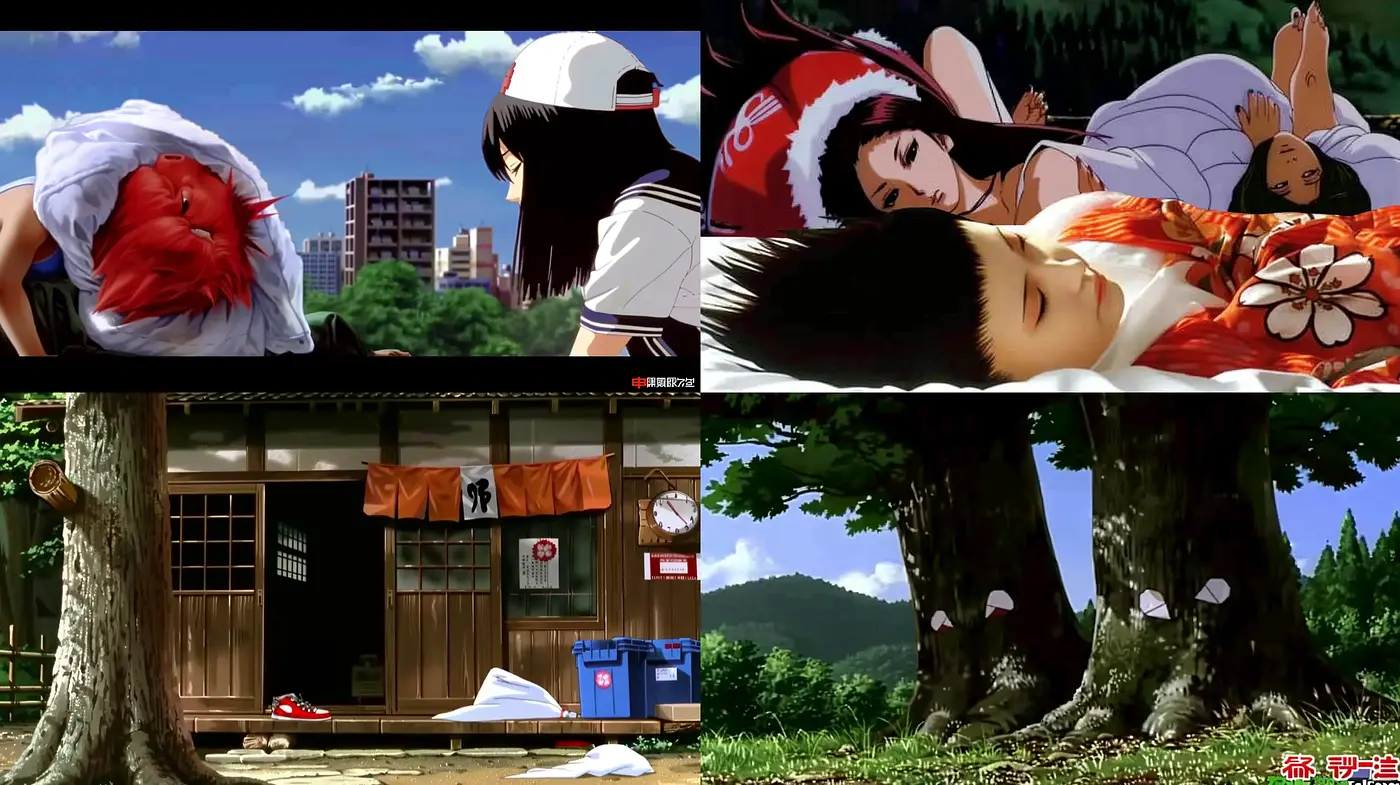 Serene Vistas and Dynamic Characters: A Harmonious Fusion of Anime Illustration Techniques - Midjourney sref style