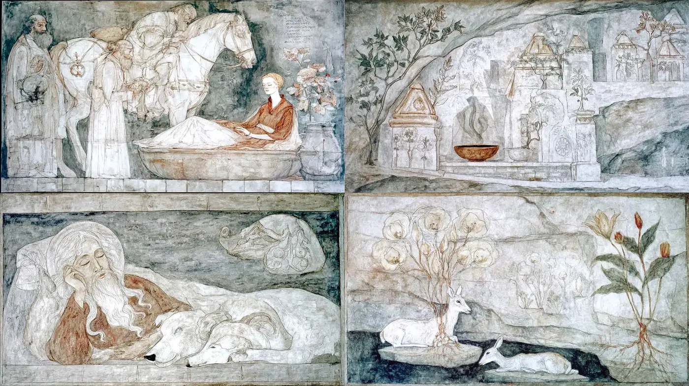 Timeless and Ethereal Illustrations with Historical Undertones - Midjourney sref style