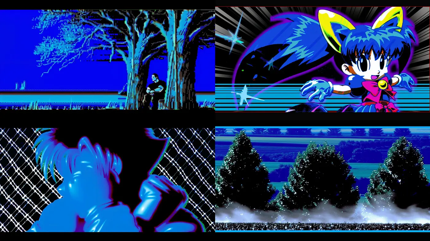 Ethereal Nocturne: Echoes of a Digital Dream - Midjourney sref style