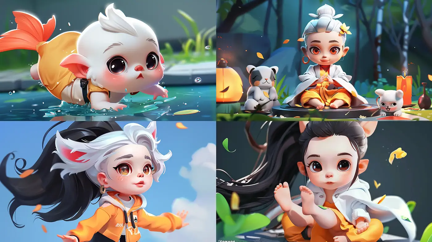 Enchanting Whimsicality of Stylized Animation - Midjourney sref style