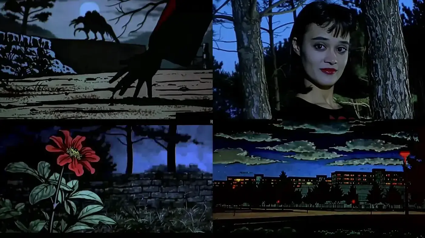 Eclectic Fusion of Vintage Noir and Surrealist Aesthetics - Midjourney sref style