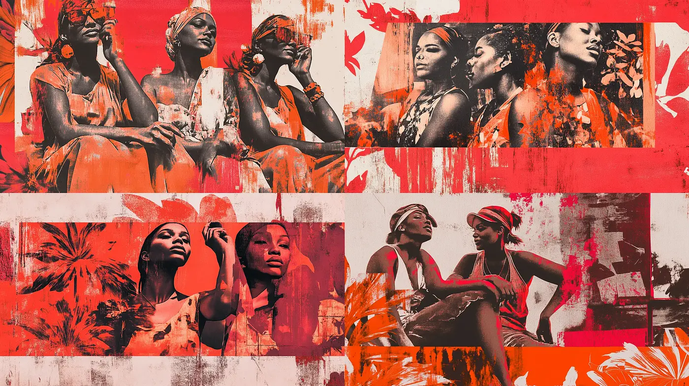 Harmonious Fusion of Urban Contemporary and Expressive Abstraction - Midjourney sref style