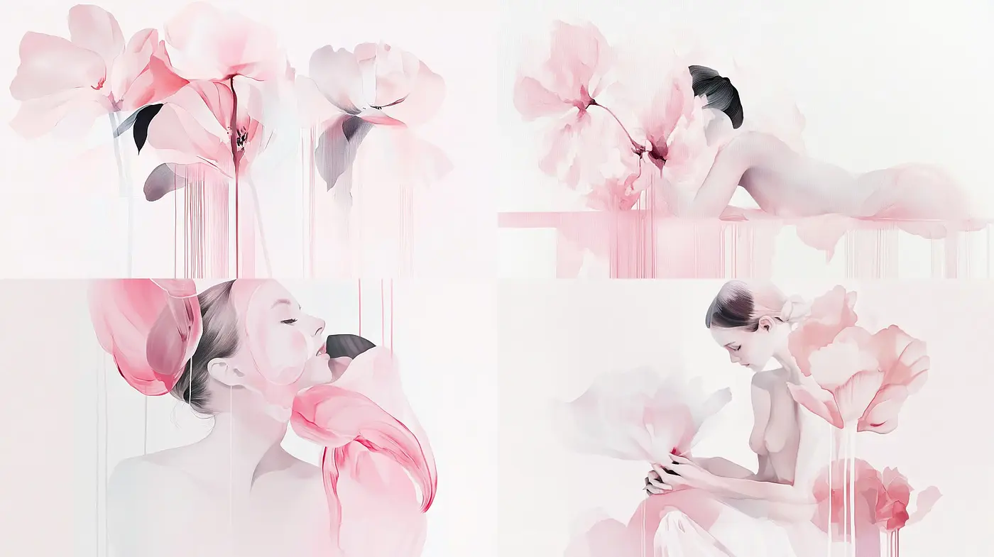Ethereal Pastel Dreamscape: A Synthesis of Serenity and Softness in Art - Midjourney sref style