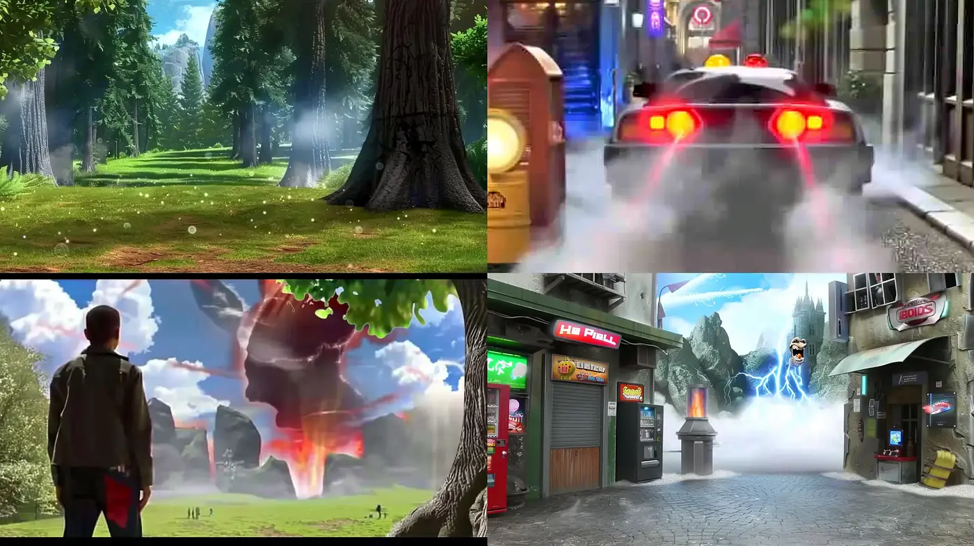 Dynamic Synthesis of Retro-Futurism and Natural Elements in Digitized Artistry - Midjourney sref style