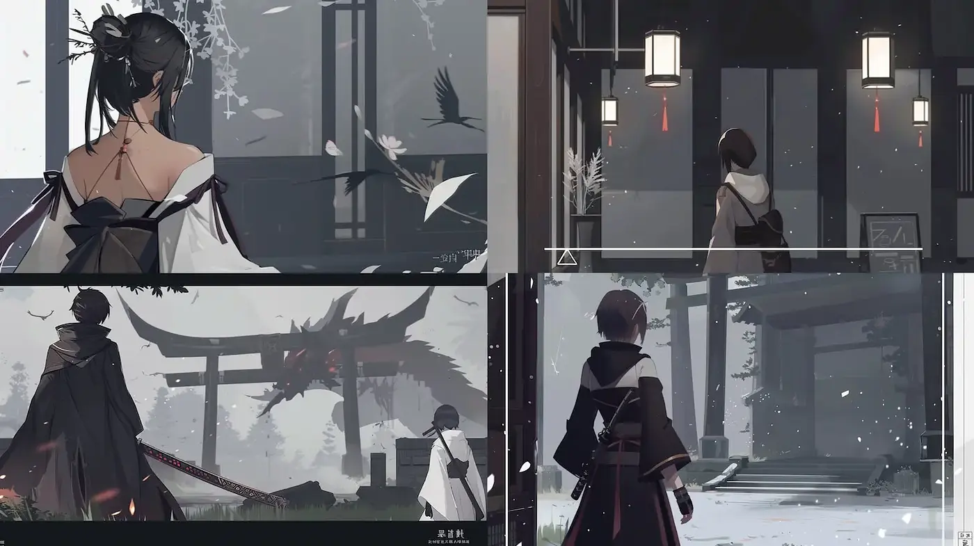 Cinematic and Ethereal Aesthetics with a Touch of Traditional Influence - Midjourney sref style