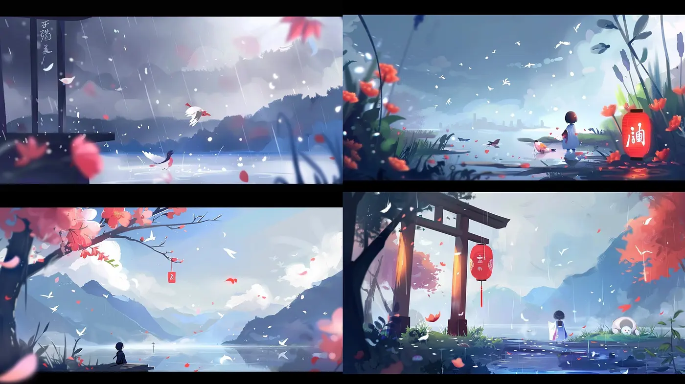 Ethereal Brushstrokes of Tranquility: A Homage to Serene Impressionism - Midjourney sref style