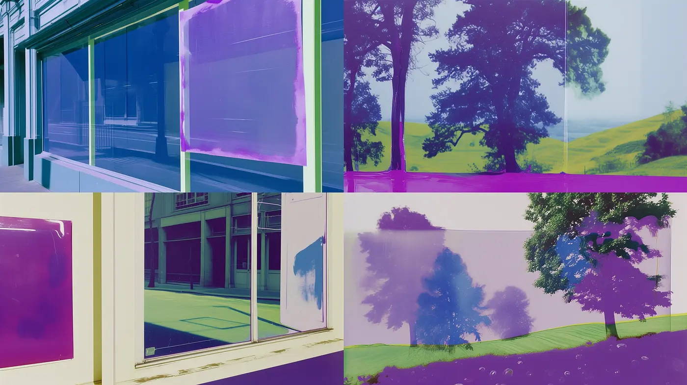 Vibrant Expressionism with a Dreamlike Purple Hue - Midjourney sref style