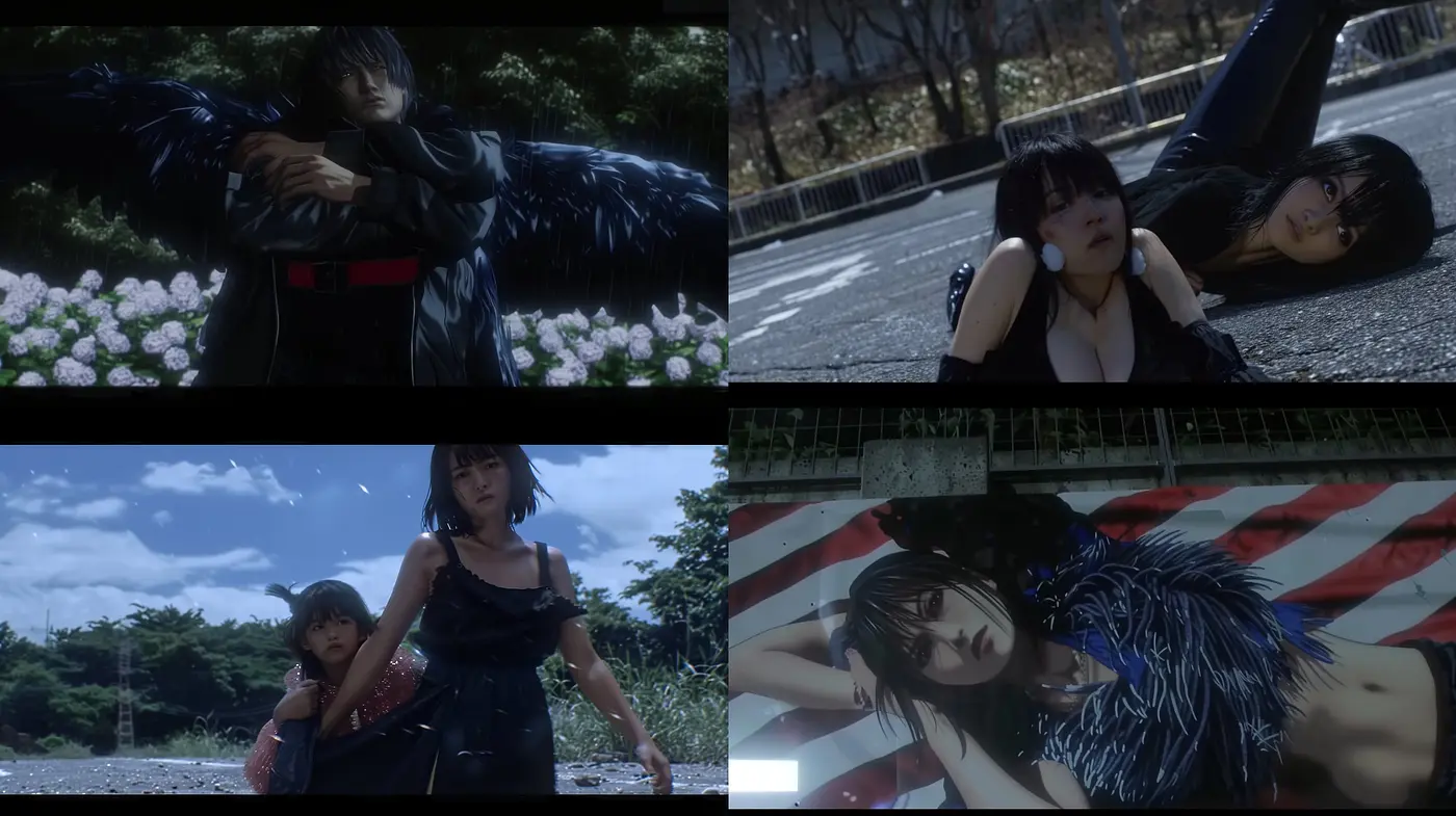 Dark Cinematic Realism with Vibrant Contrasts - Midjourney sref style