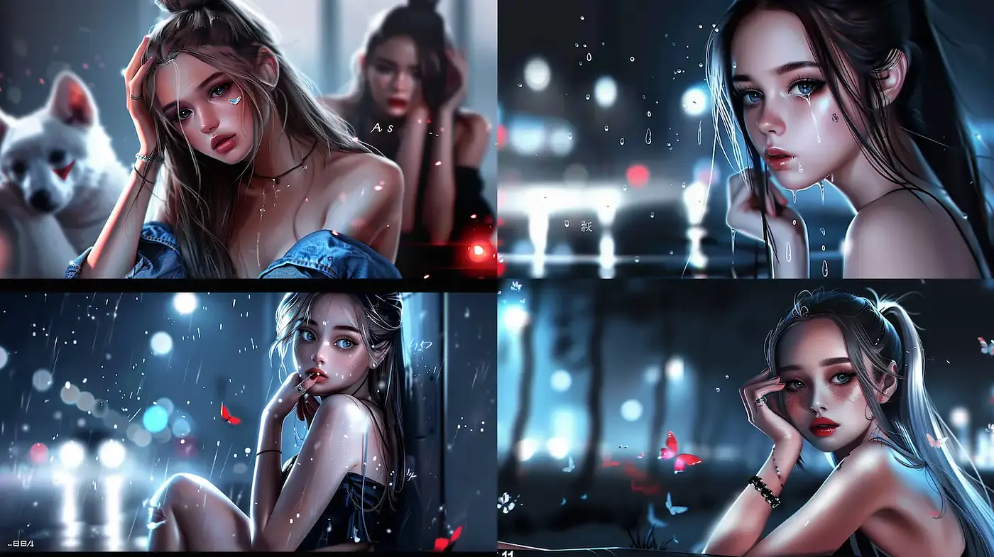 Mystical and Evocative Digital Portraiture with Cinematic Influence - Midjourney sref style