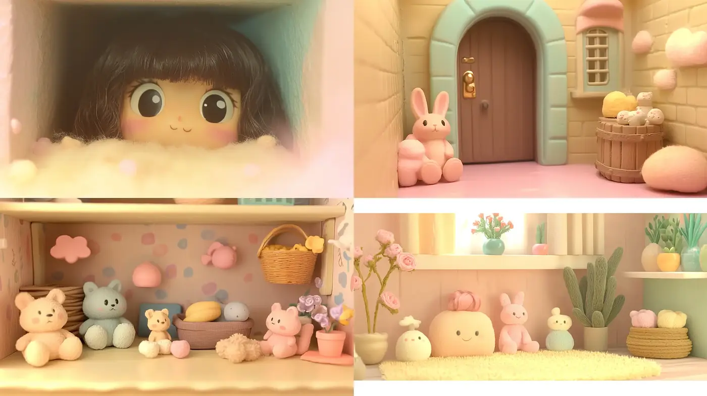 Pastel Dreamland: A Whimsical Journey through Soft-Hued Imagery - Midjourney sref style